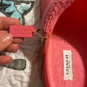 Adorable Coach clogs. Worn twice just a bit too warm for Florida.